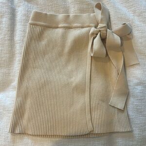 Showpo Knit Wrap Skirt